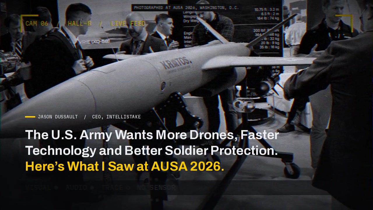 The U.S. Army Wants More Drones, Faster Technology and Better Soldier Protection. Here's What I Saw at AUSA 2026.. Illustrative imagery, digitally generated.